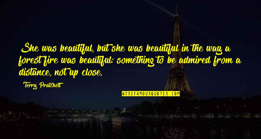 45 Year Quotes By Terry Pratchett: She was beautiful, but she was beautiful in 45 Year Quotes By Terry Pratchett: She was beautiful, but she was beautiful in