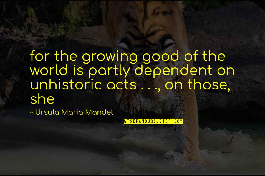 45s Card Quotes By Ursula Maria Mandel: for the growing good of the world is