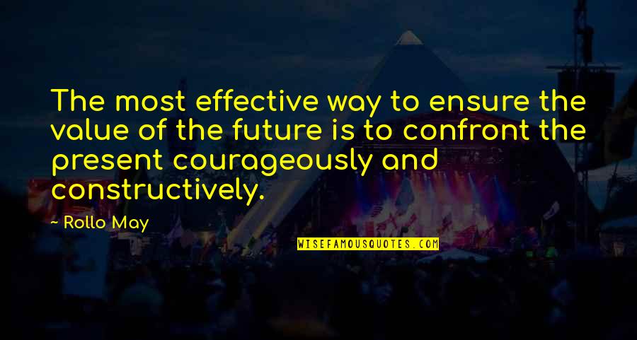 49 Laws Of Power Quotes By Rollo May: The most effective way to ensure the value 49 Laws Of Power Quotes By Rollo May: The most effective way to ensure the value