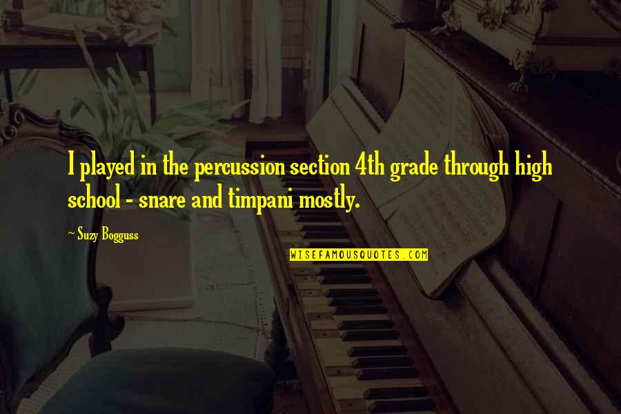 4th Grade Quotes By Suzy Bogguss: I played in the percussion section 4th grade 4th Grade Quotes By Suzy Bogguss: I played in the percussion section 4th grade