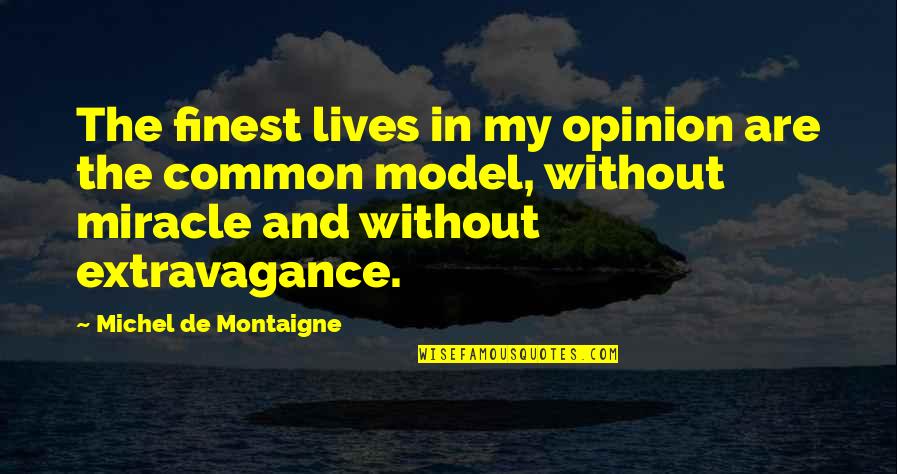 50 Yrs Old Quotes By Michel De Montaigne: The finest lives in my opinion are the