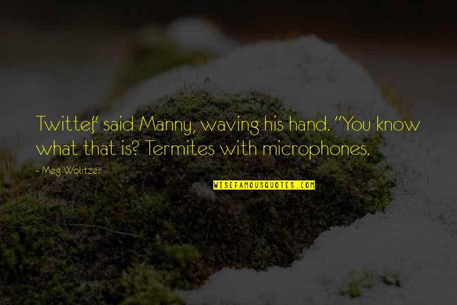 52 Weeks Heads And Quotes By Meg Wolitzer: Twitter," said Manny, waving his hand. "You know