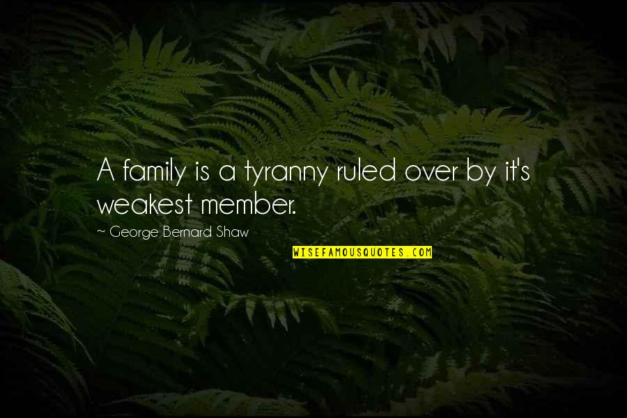 682 Scp Quotes By George Bernard Shaw: A family is a tyranny ruled over by 682 Scp Quotes By George Bernard Shaw: A family is a tyranny ruled over by