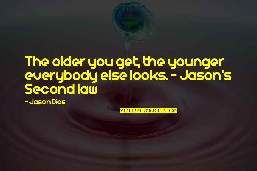 7 Dias Quotes By Jason Dias: The older you get, the younger everybody else