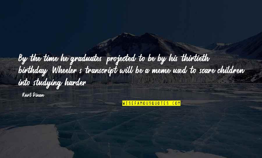720 Waves Quotes By Kurt Dinan: By the time he graduates, projected to be 720 Waves Quotes By Kurt Dinan: By the time he graduates, projected to be