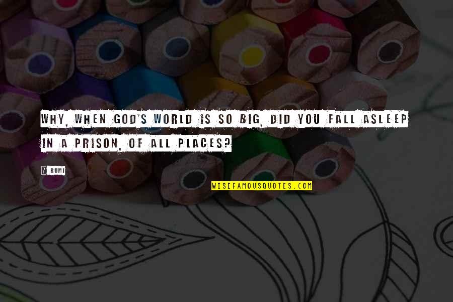 72653 Quotes By Rumi: Why, when God's world is so big, did