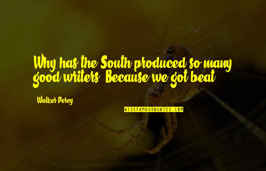 73rd Cavalry Quotes By Walker Percy: Why has the South produced so many good