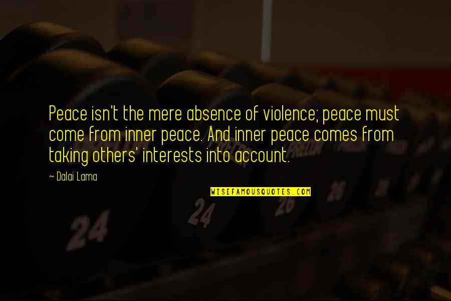742 Divided Quotes By Dalai Lama: Peace isn't the mere absence of violence; peace 742 Divided Quotes By Dalai Lama: Peace isn't the mere absence of violence; peace