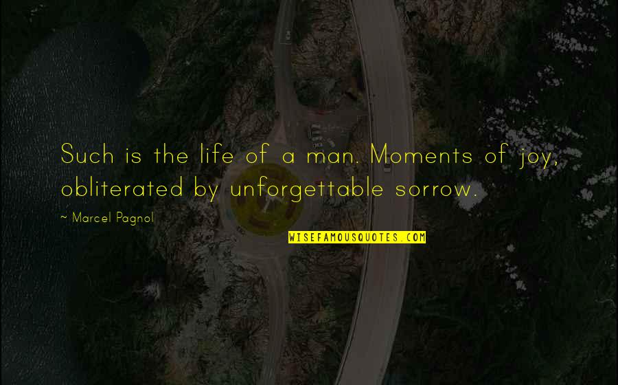 8ii Quotes By Marcel Pagnol: Such is the life of a man. Moments