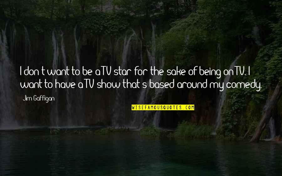9 1 1 Tv Show Quotes By Jim Gaffigan: I don't want to be a TV star 9 1 1 Tv Show Quotes By Jim Gaffigan: I don't want to be a TV star