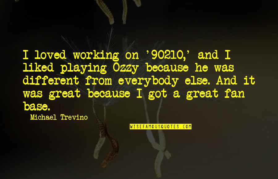 90210 Quotes By Michael Trevino: I loved working on '90210,' and I liked 90210 Quotes By Michael Trevino: I loved working on '90210,' and I liked