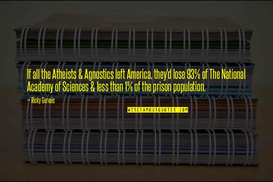 93 Quotes By Ricky Gervais: If all the Atheists & Agnostics left America, 93 Quotes By Ricky Gervais: If all the Atheists & Agnostics left America,
