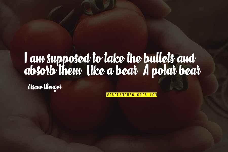 94301 Quotes By Arsene Wenger: I am supposed to take the bullets and