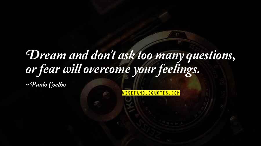 989 Studios Quotes By Paulo Coelho: Dream and don't ask too many questions, or