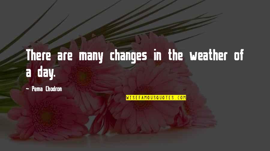 99999 Games Quotes By Pema Chodron: There are many changes in the weather of
