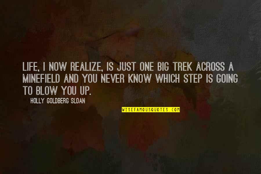 A Big Step Quotes By Holly Goldberg Sloan: Life, I now realize, is just one big