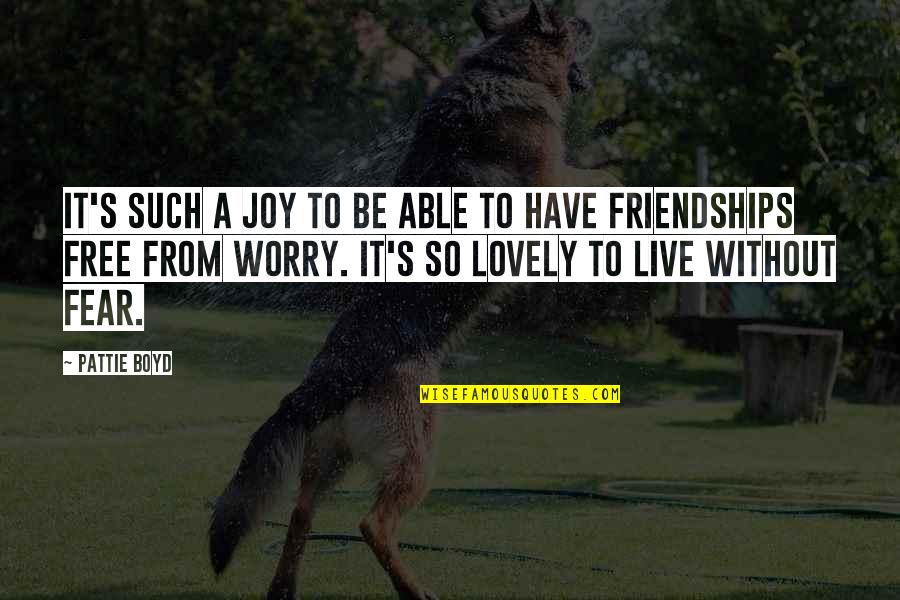 A Brighter Tomorrow Quotes By Pattie Boyd: It's such a joy to be able to A Brighter Tomorrow Quotes By Pattie Boyd: It's such a joy to be able to