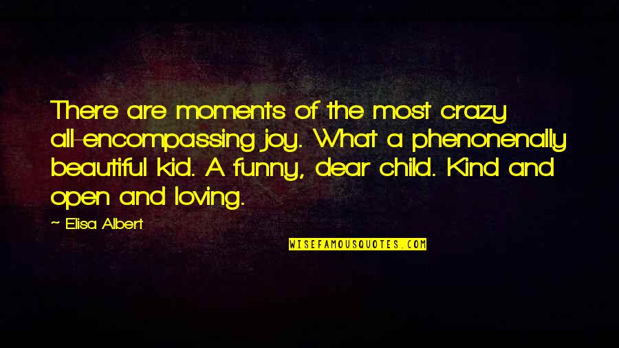 A Child's Joy Quotes By Elisa Albert: There are moments of the most crazy all-encompassing