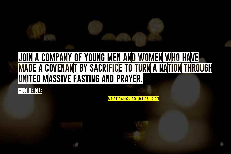 A Covenant Quotes By Lou Engle: Join a company of young men and women A Covenant Quotes By Lou Engle: Join a company of young men and women
