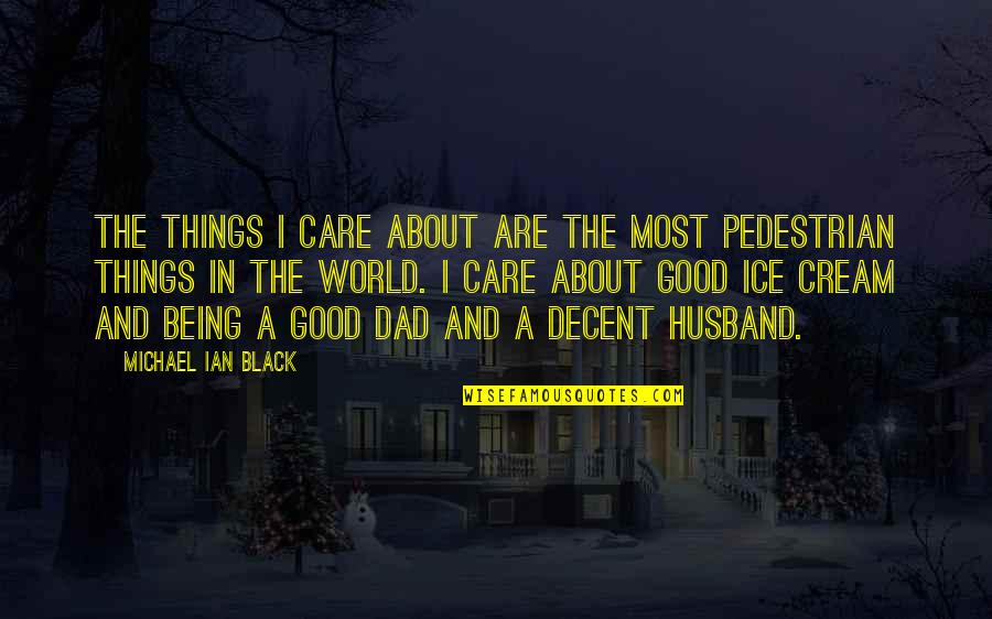 A Dad Not Being There Quotes By Michael Ian Black: The things I care about are the most