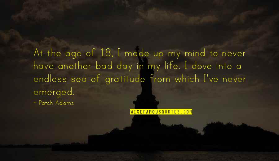 A Day In The Life Quotes By Patch Adams: At the age of 18, I made up