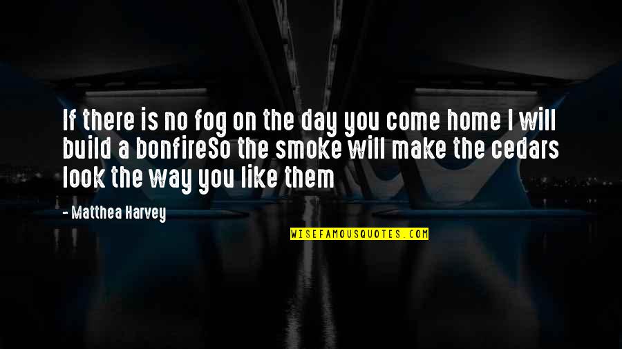 A Day Will Come Quotes By Matthea Harvey: If there is no fog on the day