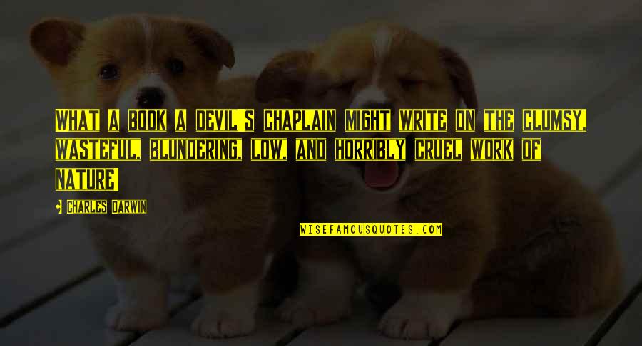 A Devil's Chaplain Quotes By Charles Darwin: What a book a devil's chaplain might write A Devil's Chaplain Quotes By Charles Darwin: What a book a devil's chaplain might write