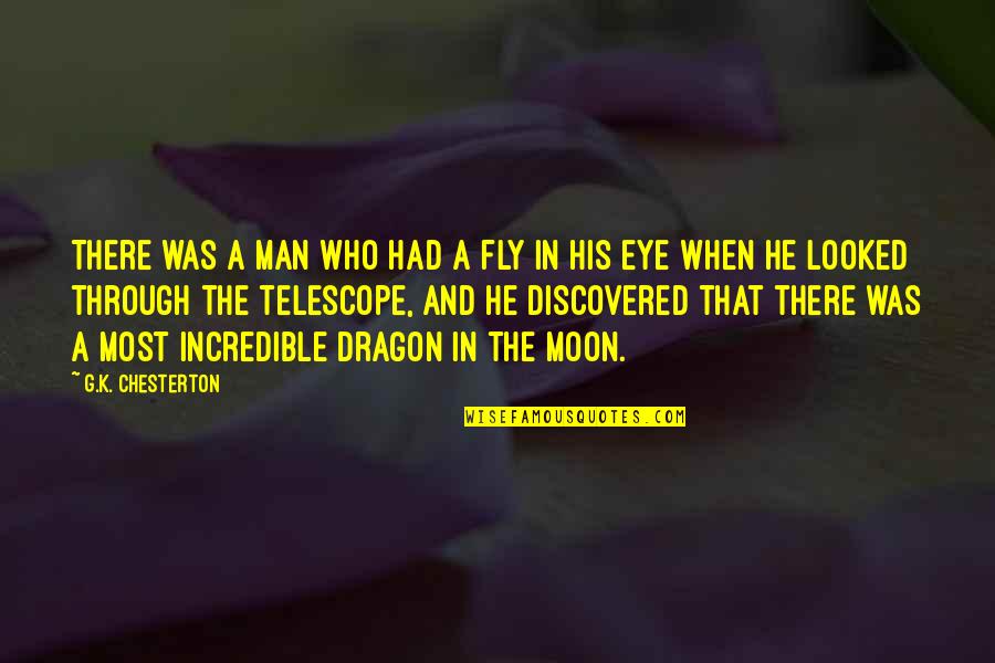 A Dragon Quotes By G.K. Chesterton: There was a man who had a fly