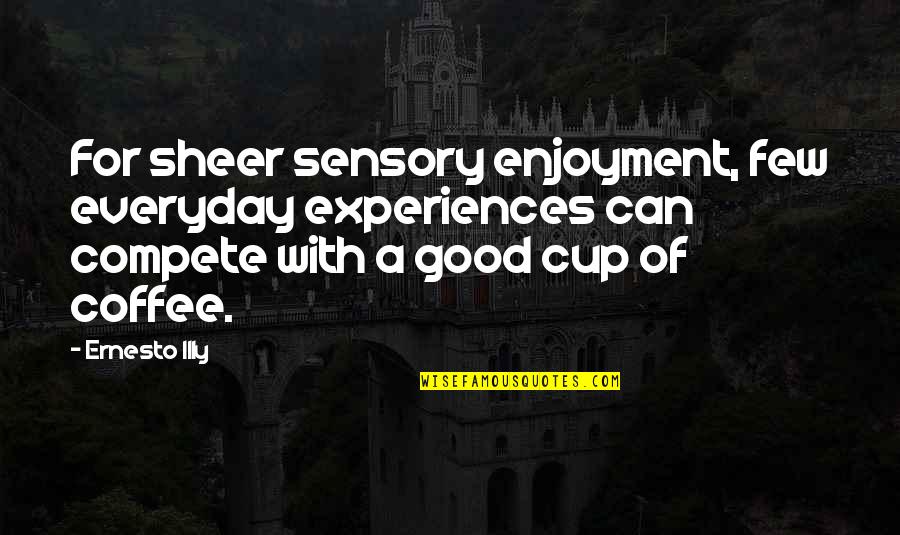 A Few Good Quotes By Ernesto Illy: For sheer sensory enjoyment, few everyday experiences can