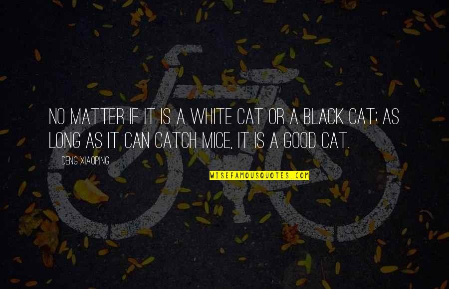 A Good Catch Quotes By Deng Xiaoping: No matter if it is a white cat