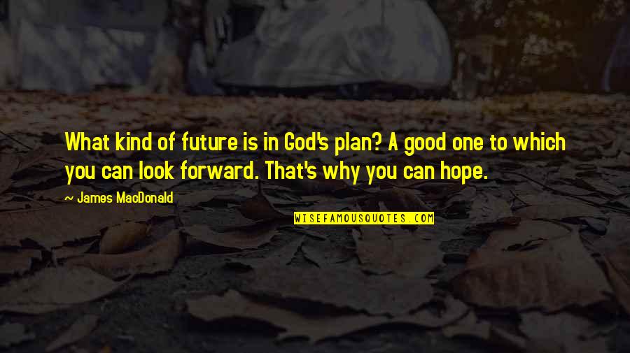 A Good Future Quotes By James MacDonald: What kind of future is in God's plan?