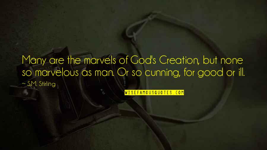 A Good Man Of God Quotes By S.M. Stirling: Many are the marvels of God's Creation, but