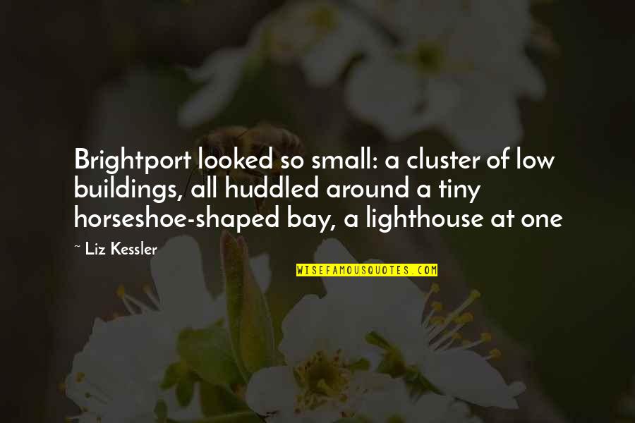 A Horseshoe Quotes By Liz Kessler: Brightport looked so small: a cluster of low