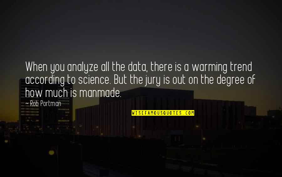 A Jury Quotes By Rob Portman: When you analyze all the data, there is A Jury Quotes By Rob Portman: When you analyze all the data, there is