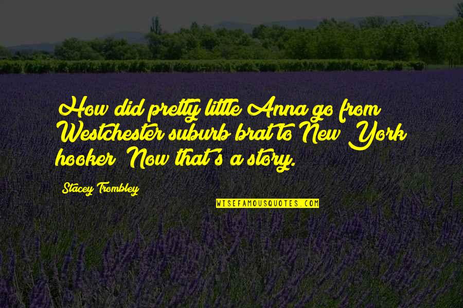 A Little Romance Quotes By Stacey Trombley: How did pretty little Anna go from Westchester