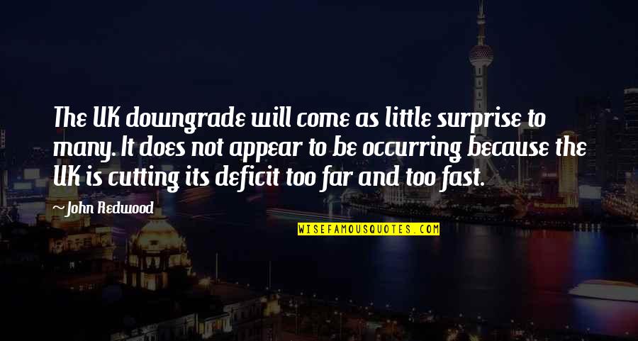 A Little Surprise Quotes By John Redwood: The UK downgrade will come as little surprise A Little Surprise Quotes By John Redwood: The UK downgrade will come as little surprise