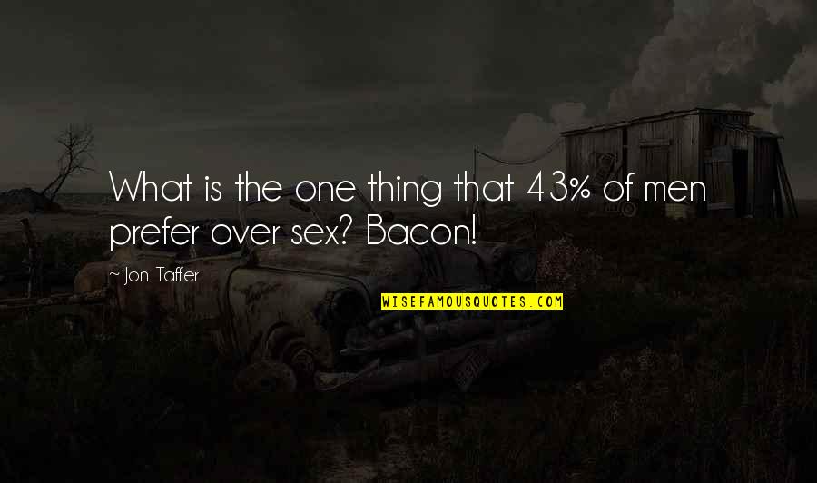 A Lost Love And Friendship Quotes By Jon Taffer: What is the one thing that 43% of