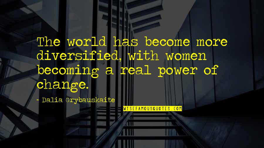 A Mother Who Give Birth Quotes By Dalia Grybauskaite: The world has become more diversified, with women A Mother Who Give Birth Quotes By Dalia Grybauskaite: The world has become more diversified, with women
