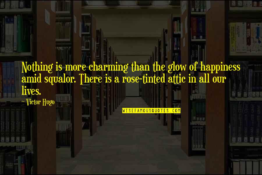 A Rose Quotes By Victor Hugo: Nothing is more charming than the glow of