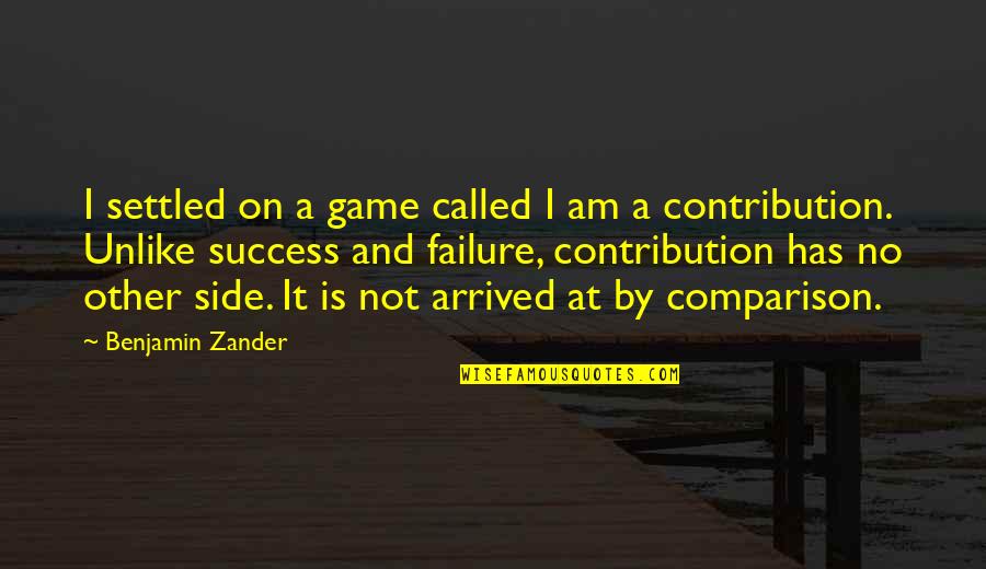 A Settled Quotes By Benjamin Zander: I settled on a game called I am