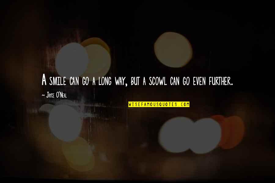 A Smile Can Quotes By Jayce O'Neal: A smile can go a long way, but