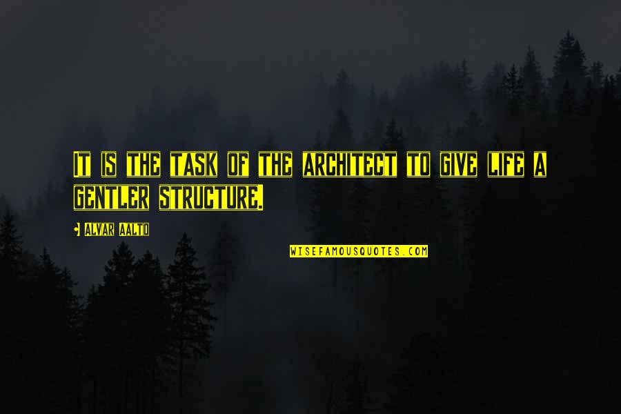 A Thousand Piece Of You Quotes By Alvar Aalto: It is the task of the architect to