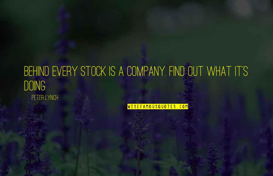 A&w Stock Quotes By Peter Lynch: Behind every stock is a company. Find out