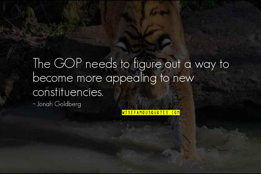 A Way Out Quotes By Jonah Goldberg: The GOP needs to figure out a way