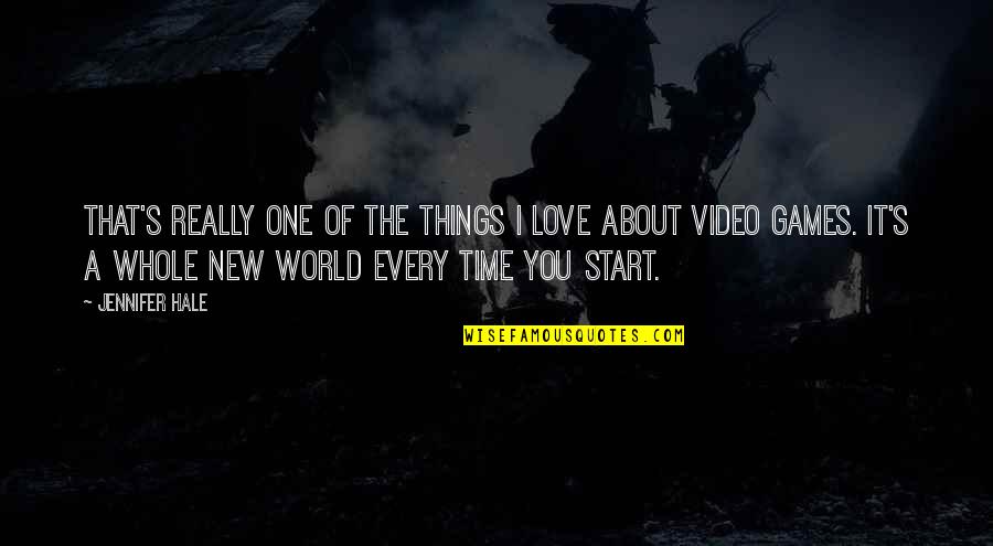 A Whole New You Quotes By Jennifer Hale: That's really one of the things I love