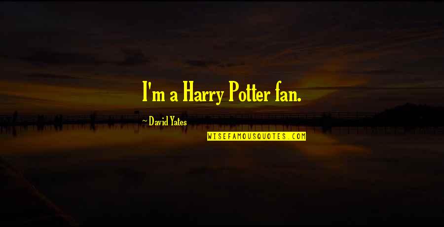 A Womans Cleavage Quotes By David Yates: I'm a Harry Potter fan.