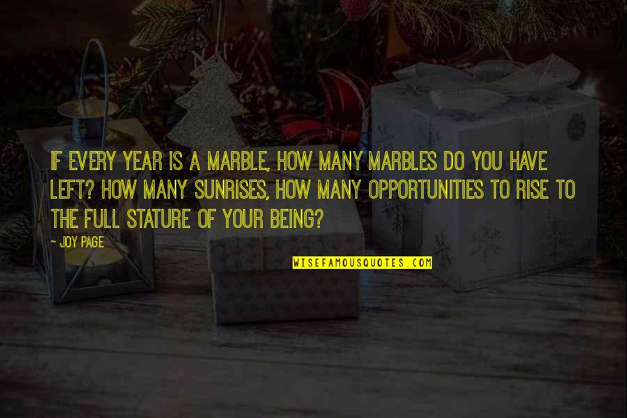 A Year Birthday Quotes By Joy Page: If every year is a marble, how many
