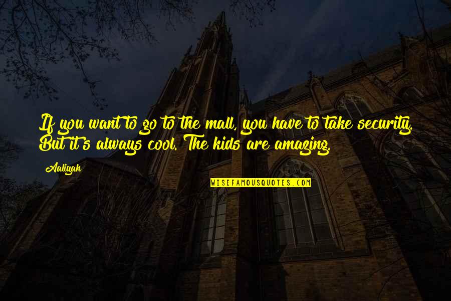 Aaliyah Quotes By Aaliyah: If you want to go to the mall,