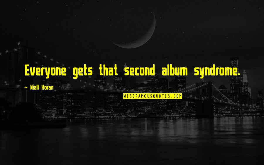 Aashif Sheikh Quotes By Niall Horan: Everyone gets that second album syndrome.