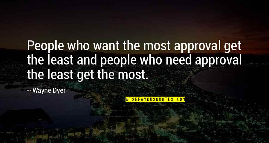 Aashiqui 1 Quotes By Wayne Dyer: People who want the most approval get the